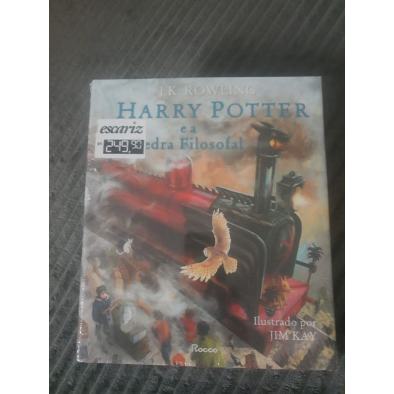 Harry Potter e a pedra filosofal Ilustrado Lacrado | Shopee Brasil