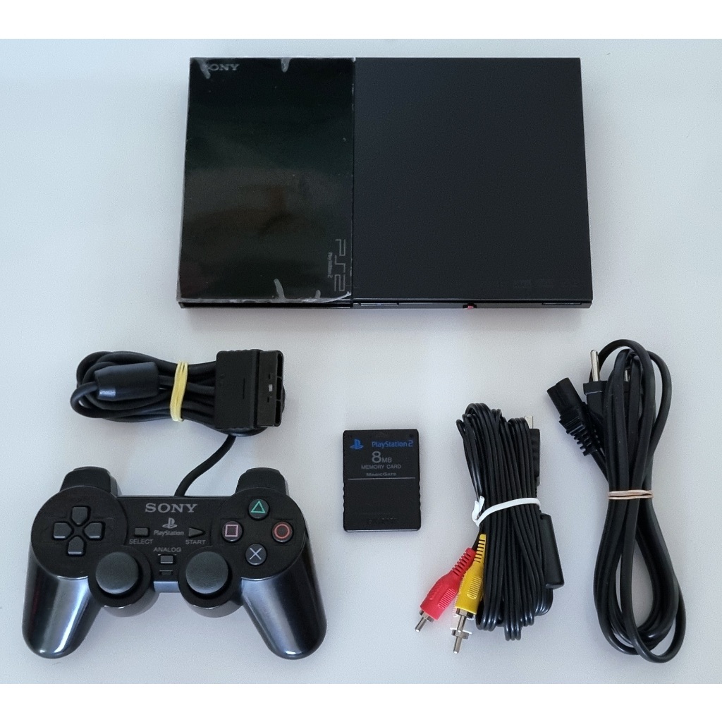 PS2 Slim Original SCPH-90000 Impecável | Shopee Brasil
