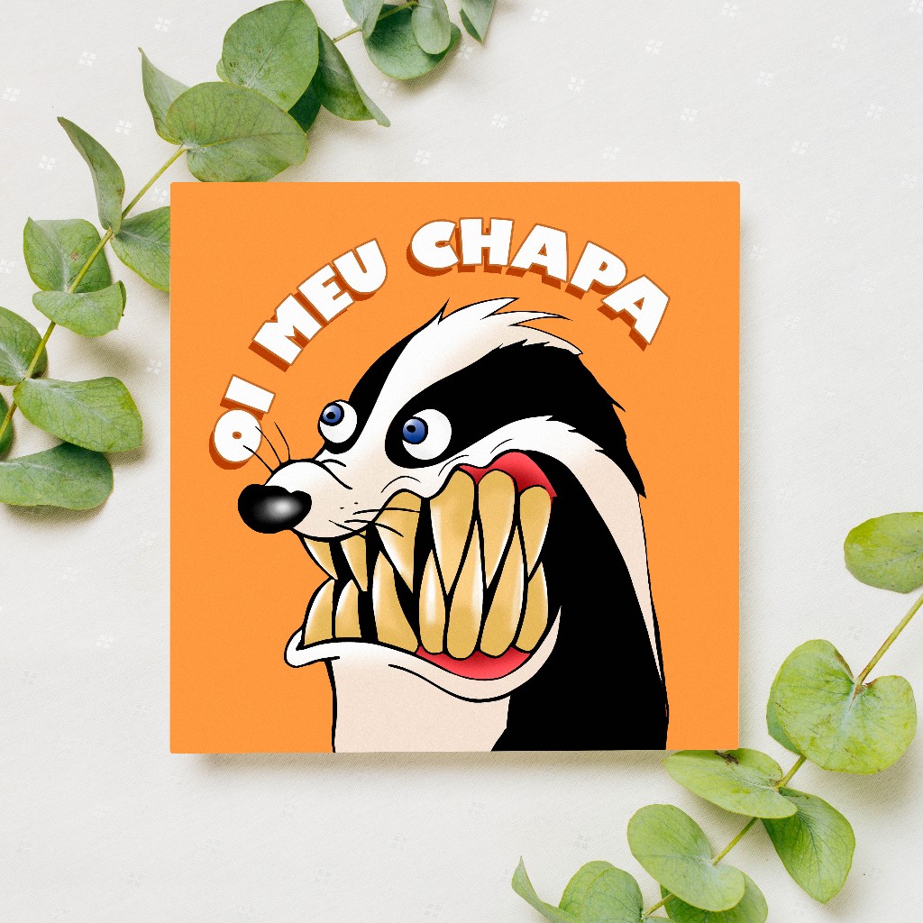 Placa 20x20 oi meu chapa pica pau | Shopee Brasil