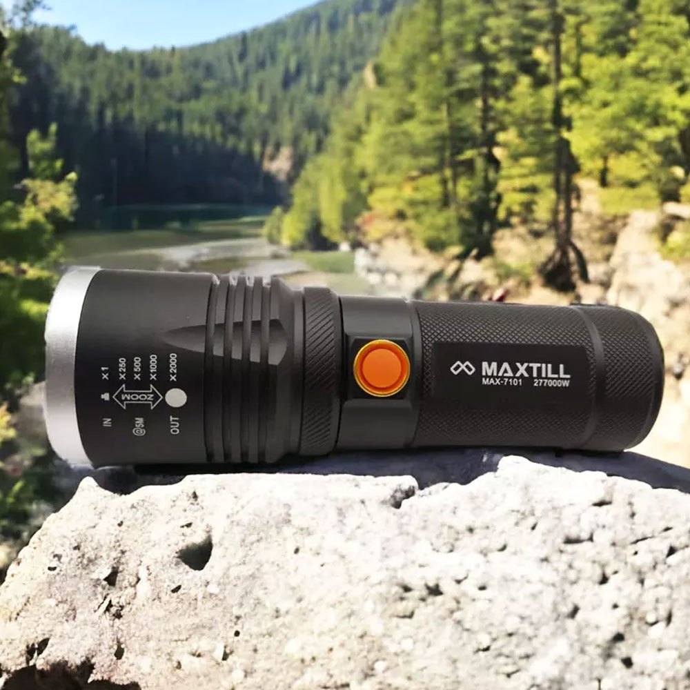 Lanterna Led de Alta Potência Laser Tática Luz Forte Lanterna Super ...