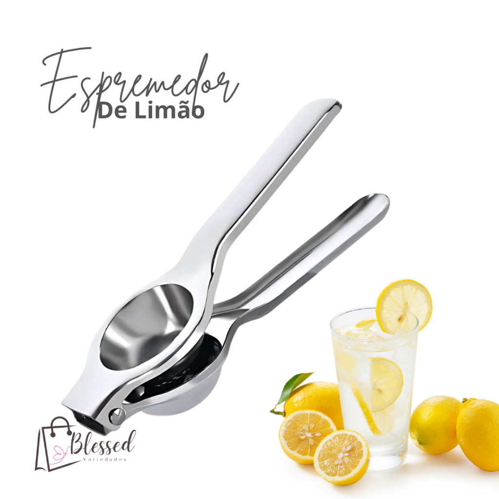 Espremedor de Limão Inox Gourmet 20,5cm Premium Profissional | Shopee ...