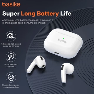 INOVA Basike fone bluetooth sem fio 2025 Novo Bluetooth 5.4 Compativel iOS e Android