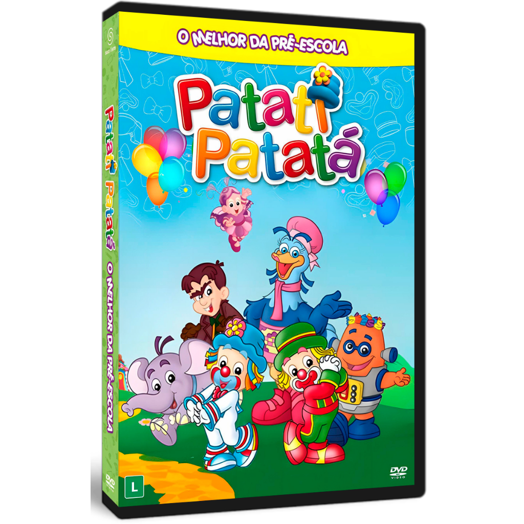 DVD - Patati Patata - O Melhor da Pré-Escola Vol.1 | Shopee Brasil