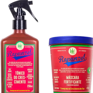 Kit Rapunzel Tonico Do Crescimento 250ml E Máscara 450g Lola Cosmetics