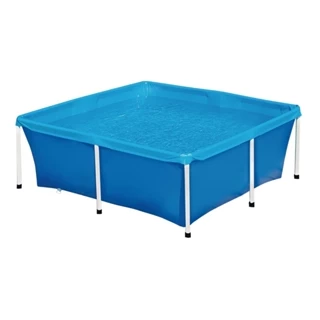 Piscina 2000 Litros 187cmx187cm Infantil Verão Mor