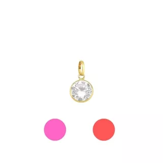 Pingente de Ouro 18k Ponto de Luz Redondo com 6mm em Oferta na Shopee