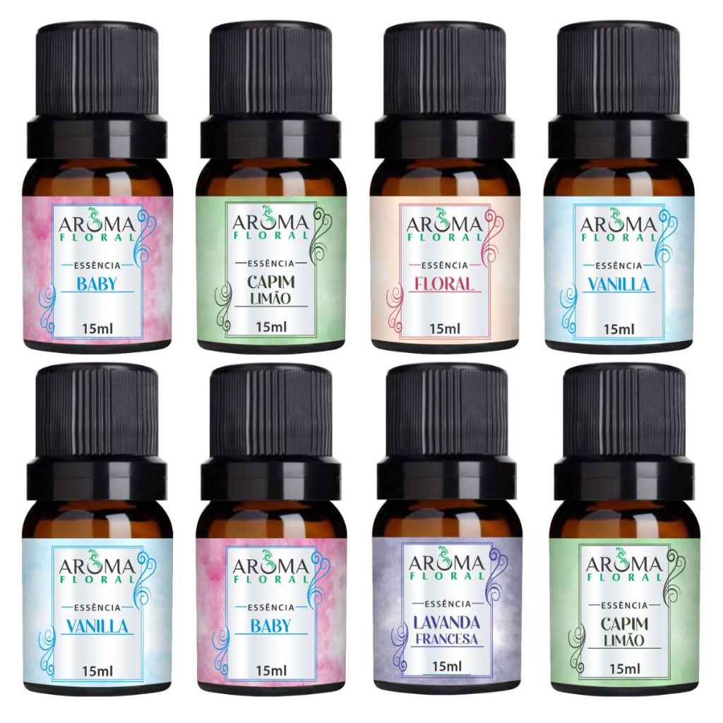 Kit 10 Essência Para Aromatizador Difusor de Ambiente Elétrico Vários ...
