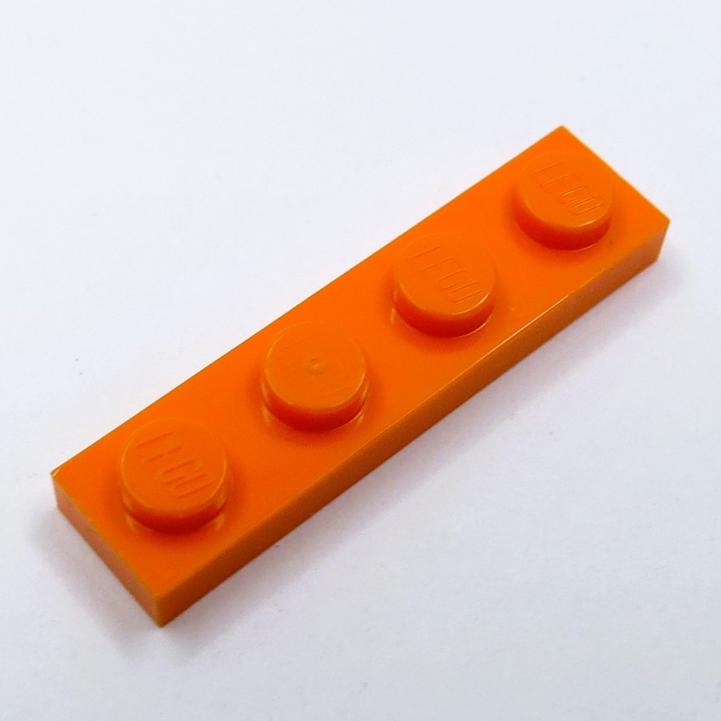 Lego plate 1x4 pn 3710 original placa blocos de montar