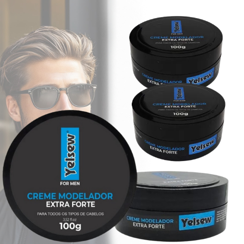 melhor creme para cachear cabelo masculino em Promoção na Shopee