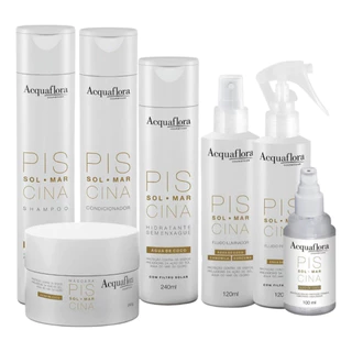 Kit Acquaflora Sol Mar e Piscina Linha Completa