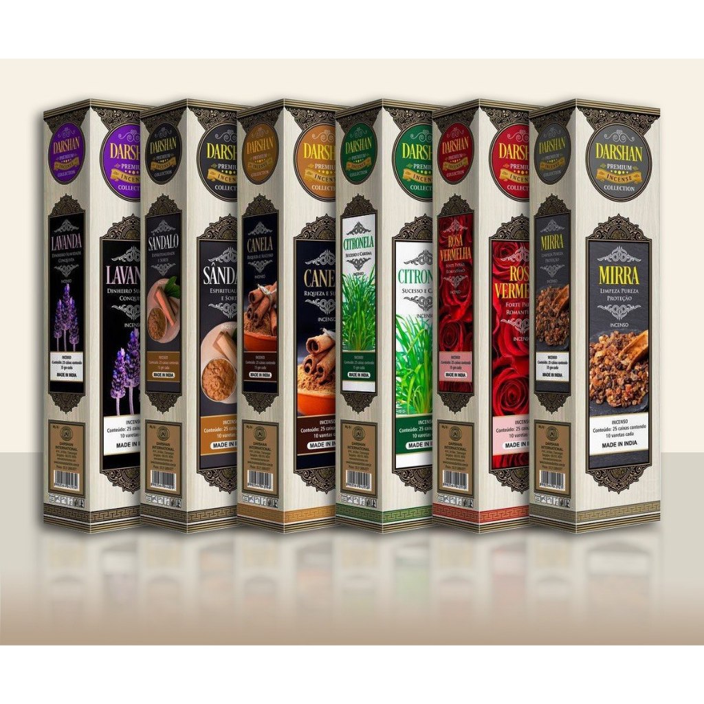 Incenso Biologico Erbio – Confezione Assortita Di 4 Fragranze: Mirra, Nag Champa, Salvia, Cannella, Lavanda, Palo Santo, Vaniglia, Rosmarino, Sandalo, Sangue Di Drago – Aromaterapia Naturale