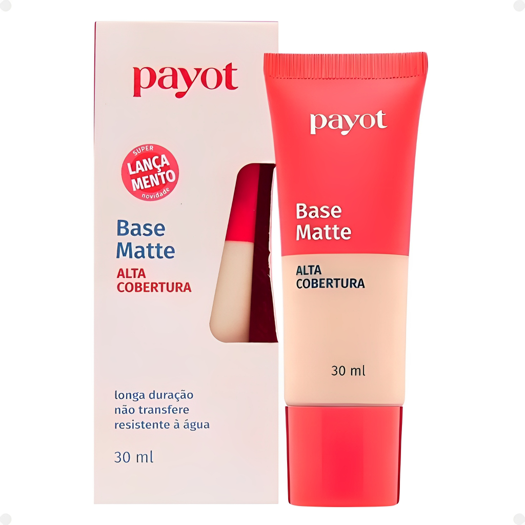 Base Líquida Matte Alta Cobertura 30ml -Lançamento Chérie