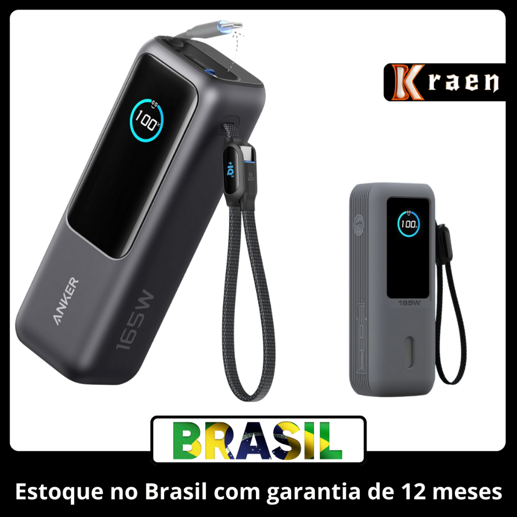 Powerbank Anker 165w 25000mah Aut. Para Transporte Em Avião