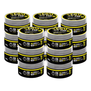 15 Uni Pasta Modeladora Wax Toque Seco 80g Fox For Men - Modeladora Matte Efeito Seco