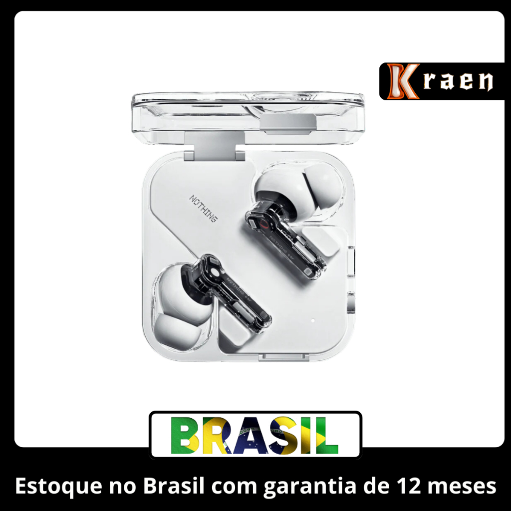 Fone De Ouvido Bluetooth Nothing Ear (3) 2024 Cor Branco Luz