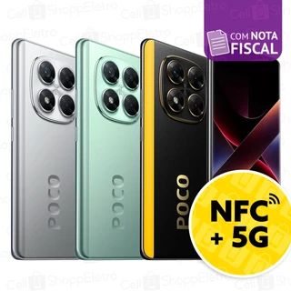 Celular Xiaomi Poco X7 5G NFC 12GB + 512GB AMOLED 6.67 IP68 Dual Sim Global 5110mAh Original Lacrado