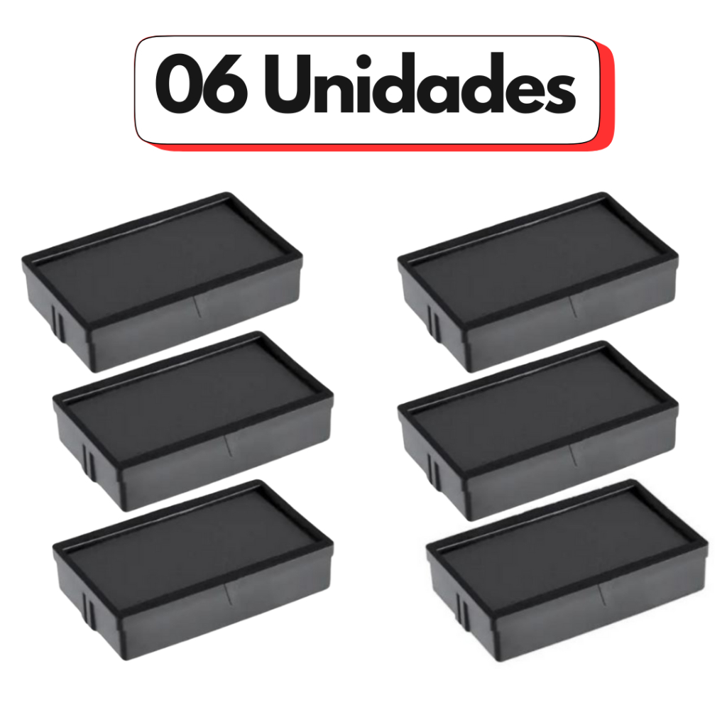 06 Refil, Almofada para Carimbos,Trodat,Nykon,Premium,Colop, Gold 14x38