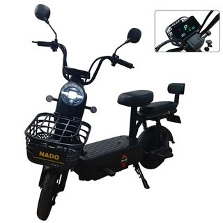 Bicicleta Elétrica scooter NADO C2 1000w 32km/h 60km 48v 20ah Bateria Lítio removível com banco traseiro Bicicleta cores em Oferta na Shopee