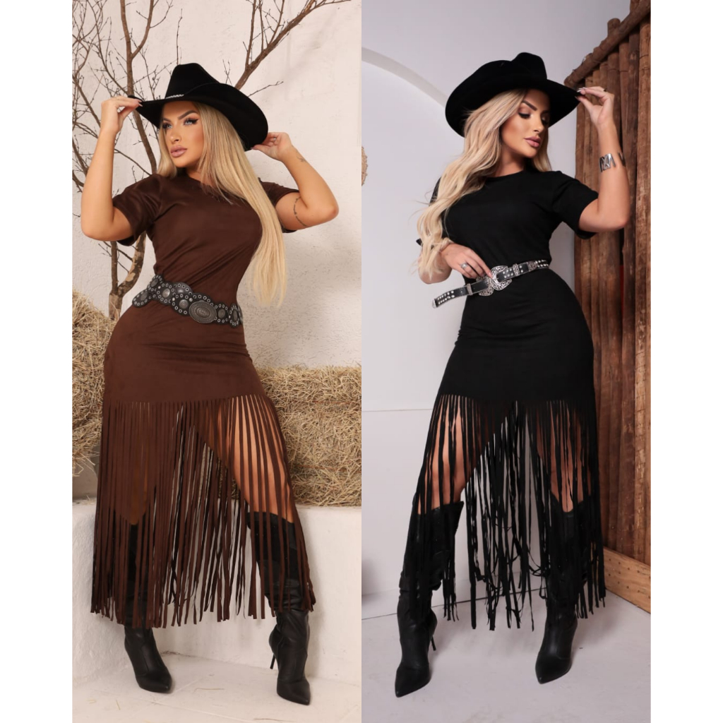 Festa Country Look Para Rodeio Com Vestido Vestido Luxo Com