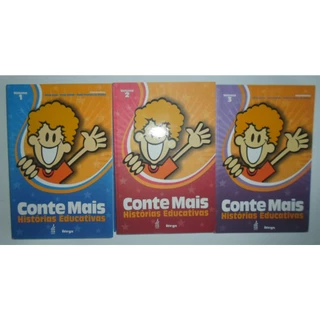 LIVRO CONTE MAIS HISTORIAS EDUCATIVAS Nº 1,2,3