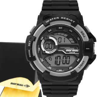 Relógio Mormaii Masculino Preto Digital Esportivo Garantia