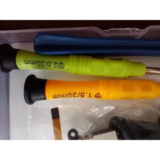 Kit reparo Joycon 7 em 1 Data Frog com 2 analógicos e ferramentas