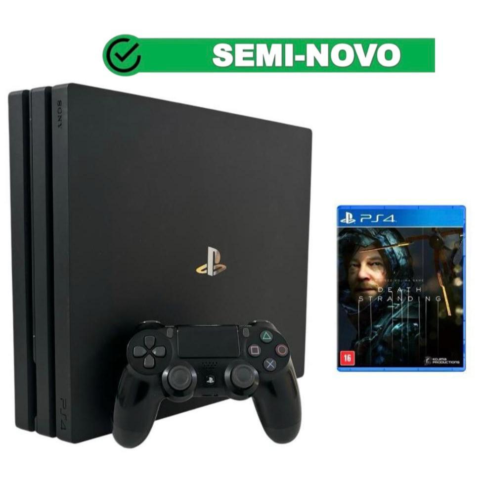 Console Ps4 Slim 1TB Garantia Jogo em Promoção na Shopee