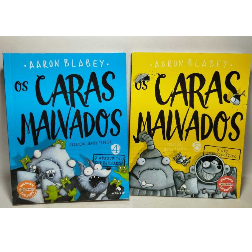 Livro Os Caras Malvados - AARON BLABEY | Shopee Brasil