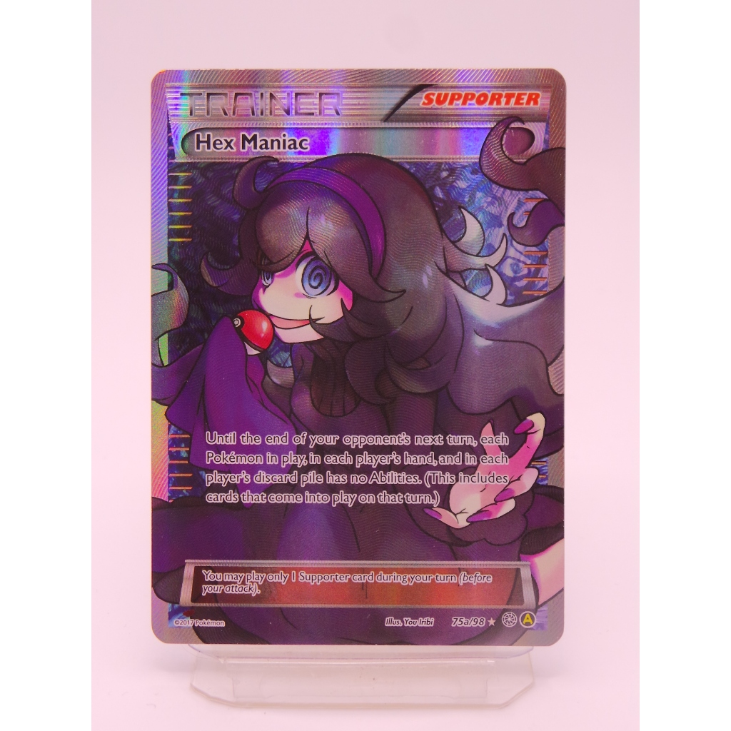 Carta Pokmon Treinador Hex Maniac (75a/98) Ingls Original 2017 Muito Rara  Perfeito Estado | Shopee Brasil