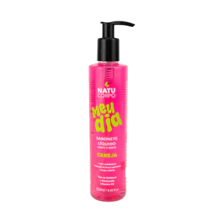SABONETE LÍQUIDO CEREJA NATUCORPO MEU DIA 250ML