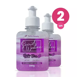 Kit 2 Gel Aromatizante Beijável Íntimo Sabor Uva com Creme para Saúde e Cuidado Vaginal 240g Swiss Beauty Belkit em Oferta na Shopee