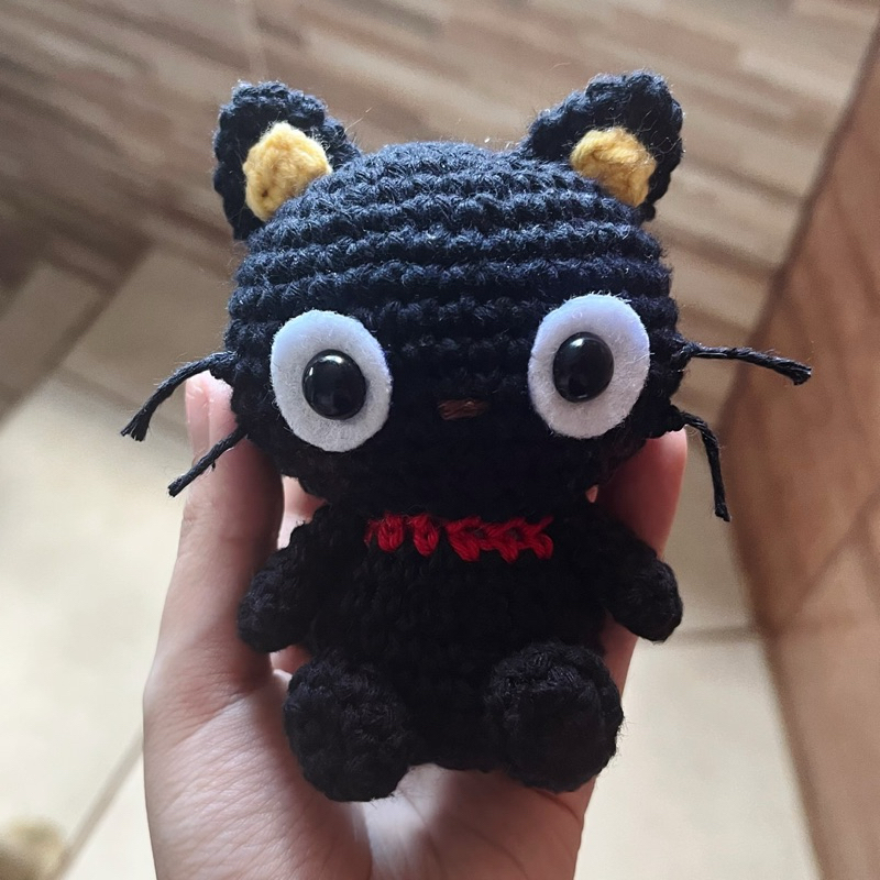 Boneco Amigurumi Sanrio Chococat