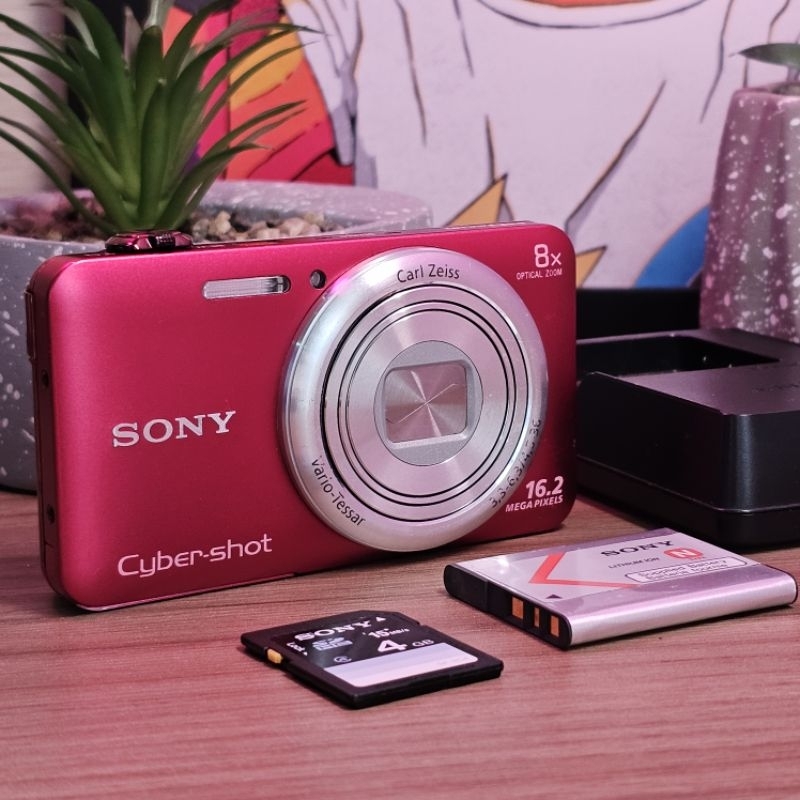 camera Sony cyber-shot DSC-wx80 rosa escuro - ID 37 | Shopee Brasil