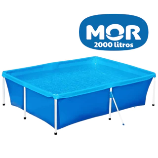 Piscina Infantil 2000 Litros Estrutura De Ferro Mor