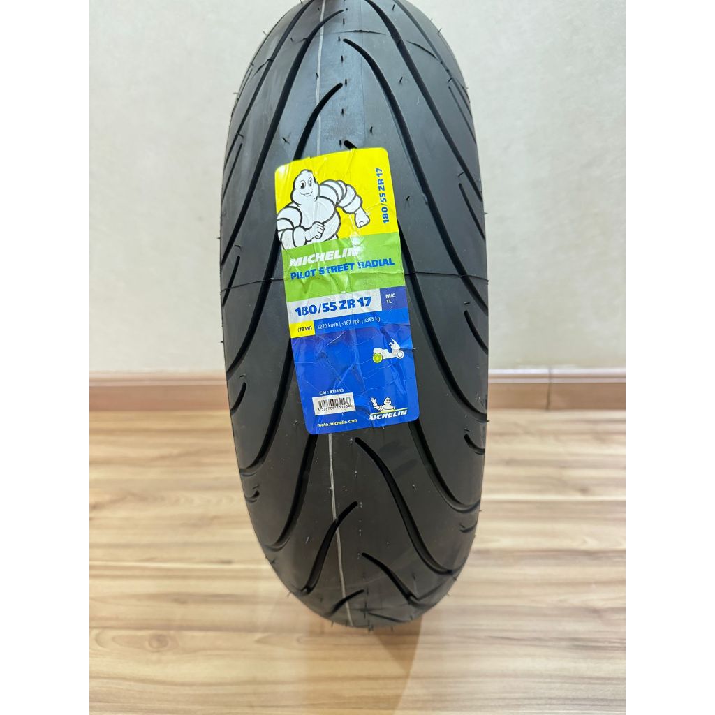 Pneu 180/55-17 Michelin Pilot Street Radial - Traseiro - Hornet/Cb1000 ...