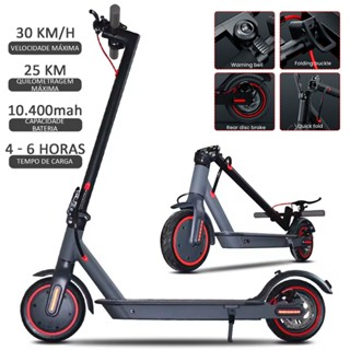 Patinete Elétrico Para Adultos Dobrável 350W Bivolt 36V Capacidade De ...