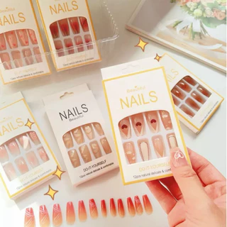 Kit 2  Caixinhas de Unhas Postiças Lindas e Decoradas Para Qualquer Hora. IMPERIO em Oferta na Shopee