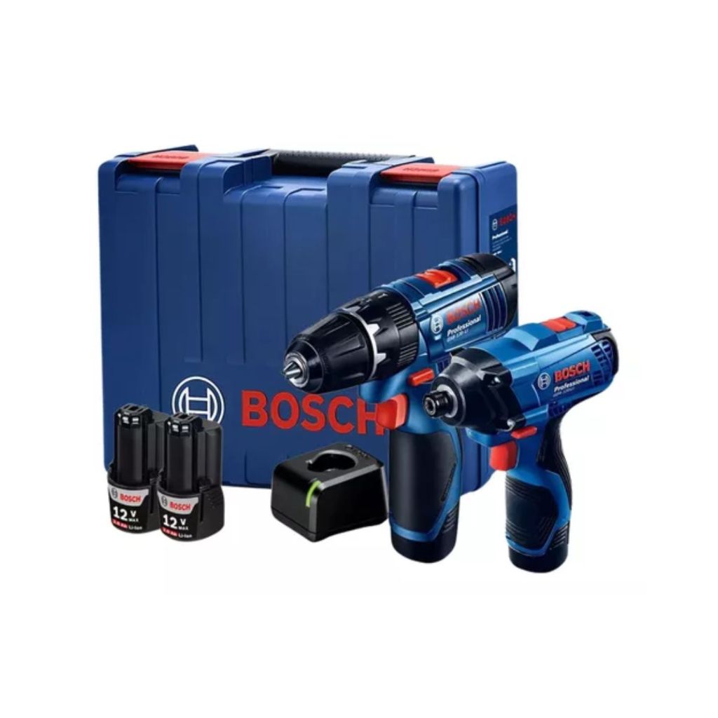 Furadeira Parafusadeira Bosch GDR+GSB 120 com Maleta