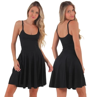 Vestido Feminino Godê Ribana Rodado Vestido Moda Feminina