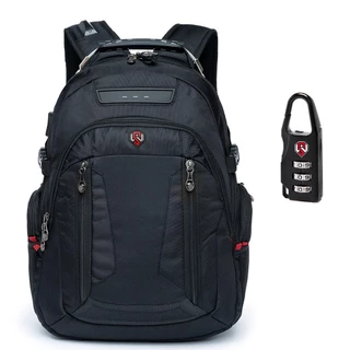 Mochila Executiva Masculina Alça Reforçada Cabo Aço Cadeado