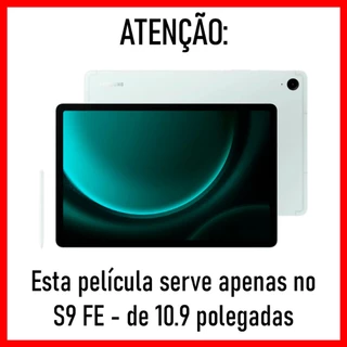 Película de Cerâmica Fosca Para Tablet Samsung Galaxy Tab S9 FE - 10.9 Pol. - X510 / X516
