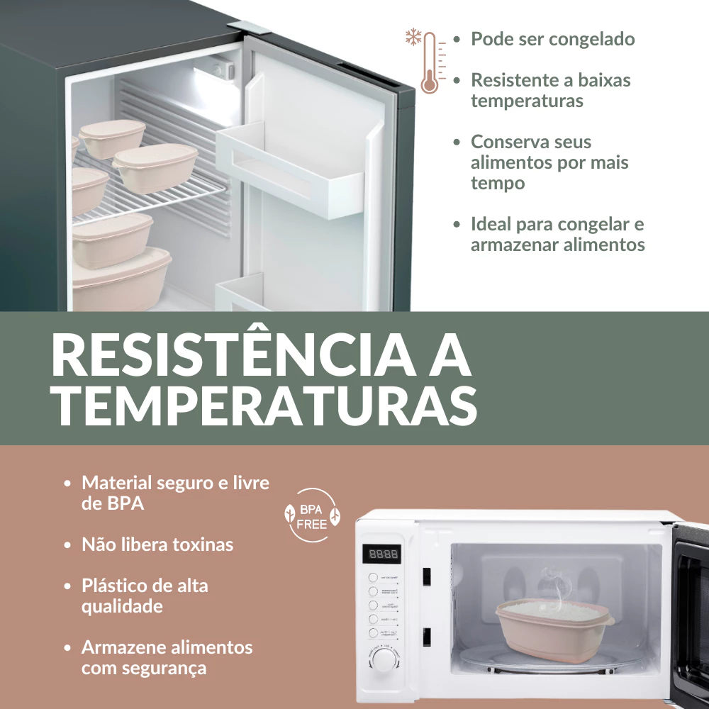 kit jogo de 11 peças + 1 Jarra com Tampa coisa de cozinha Potes Plásticos Vedação Alimentos - Imagem 3