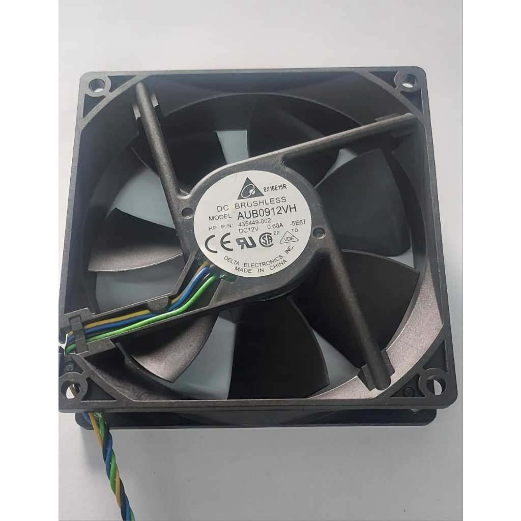 Micro venitlador Delta 12v 0,60a Modelo AUB0912VH 4 Fios PWM