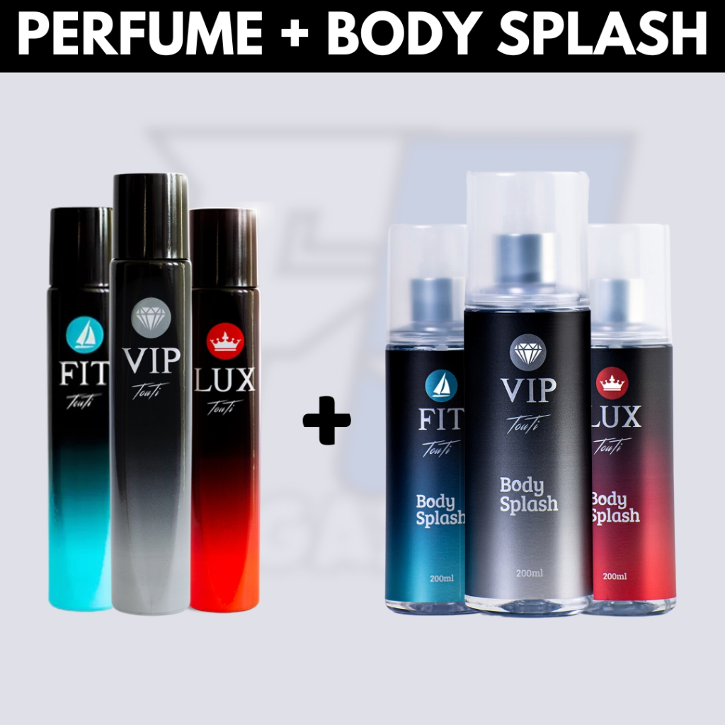 Kit Perfume + Body Splash Touti - 200ML | Shopee Brasil