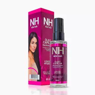 Óleo Multifuncional 60ml Tratamento Capilar Fios mais Longos e Fortes New Hair Belkit em Oferta na Shopee