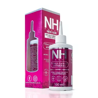 Tônico Capilar Antiqueda NH New Hair 100ml Belkit em Oferta na Shopee