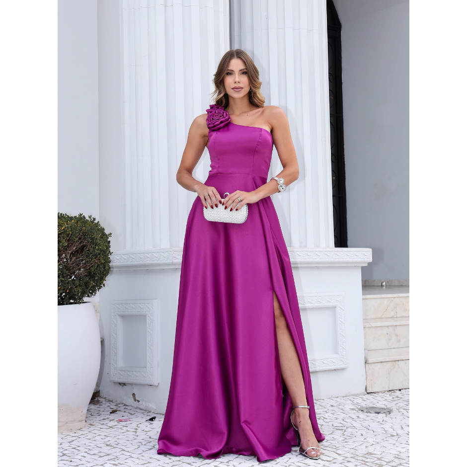Vestidos de Festa casamento um ombro so casamento