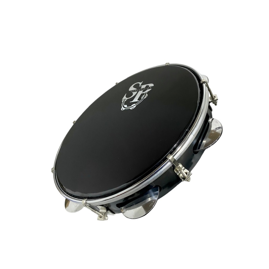 Pandeiro Profissional 10 Polegadas Pele Black Sp Percussion Cor Preto ...