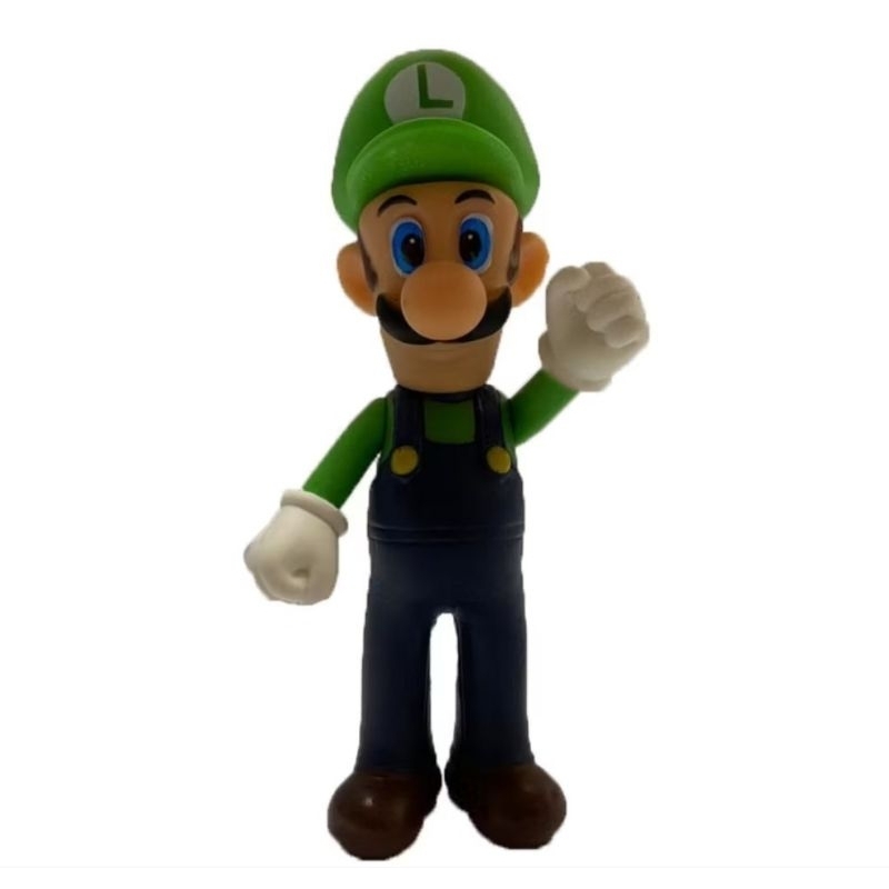 Boneco Luigi Pequeno Turma do Super Mario em Oferta na Shopee