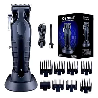 Máquina de Cortar Cabelo Profissional Kemei Original Sem Fio Recarregável KM-2296 - Bivolt em Oferta na Shopee